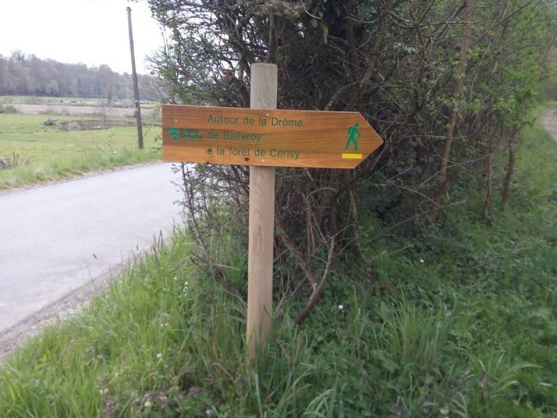 Randonnée : Randonnée Autour de la Drôme, de Balleroy à la forêt de Cerisy