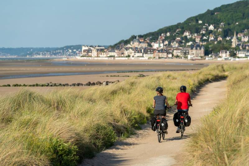 Randonnée : La Vélomaritime : de Merville-Franceville à Cabourg