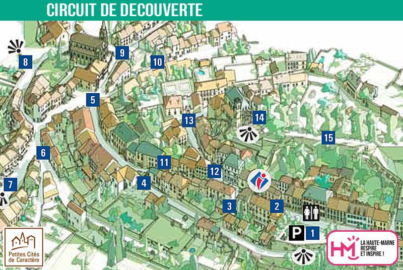 Randonnée : Circuit de découverte de Bourmont, Petite Cité de Caractère