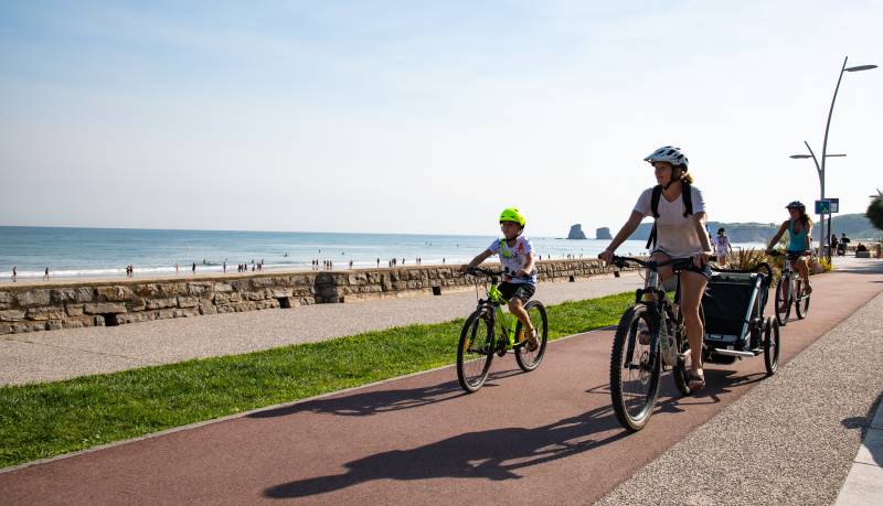 Randonnée : La voie verte d'Hendaye aux 2 Jumeaux en écomobilité