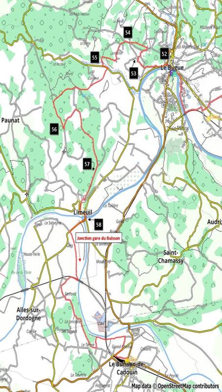 Randonnée : Dans les pas des Hommes de Lascaux Etape 6: Le Bugue-Limeuil