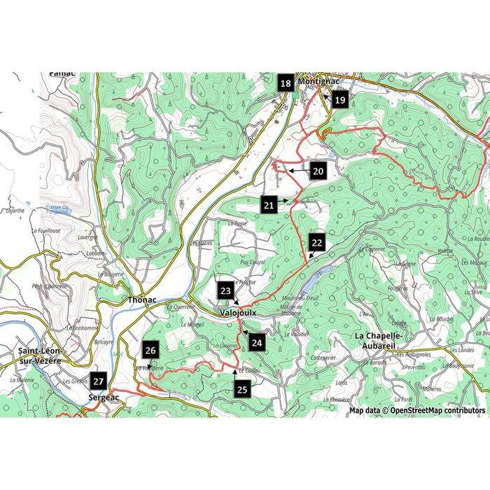 Randonnée : Dans les pas des Hommes de Lascaux Etape 3: Montignac-Sergeac
