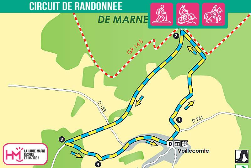 Randonnée : Les bavardes - PR N°128