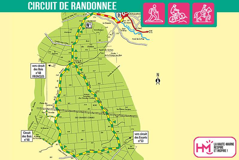 Randonnée : Les grandes combes - PR N°52