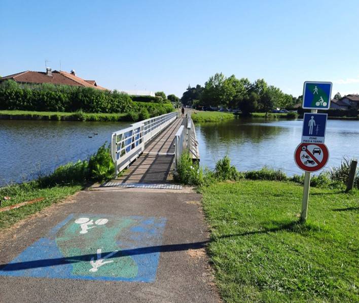 Illustration : Boucle à vélo Soustons - Azur - Messanges - Vieux-Boucau