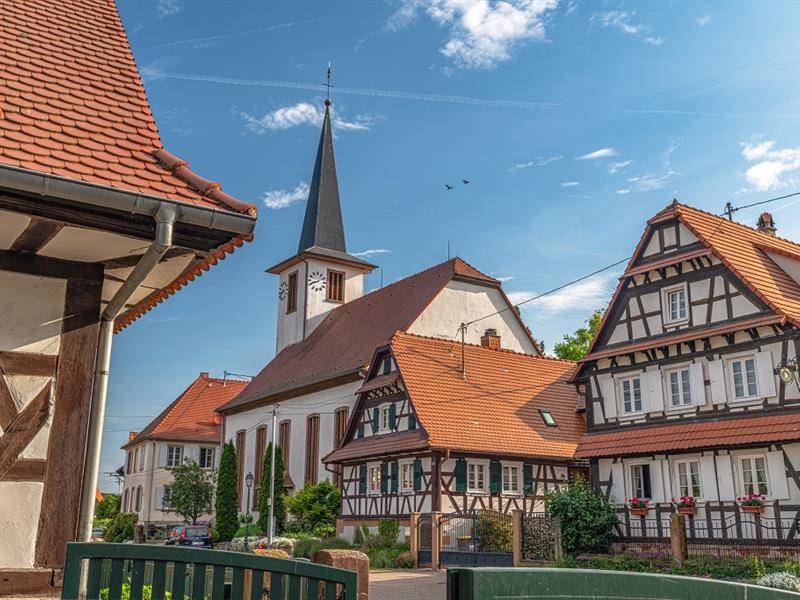 Randonnée : Circuit à vélo : des champs de bataille de 1870 au village le plus long d’Alsace