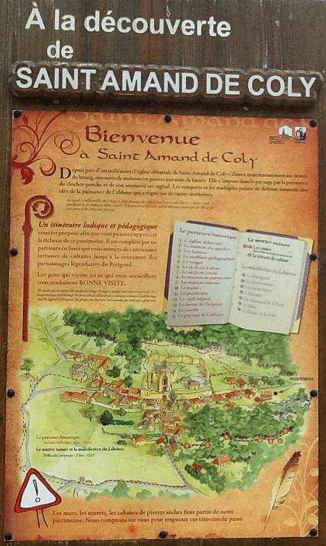 Randonnée : Itinéraire de St Amand de Coly-Plus Beaux Villages de France