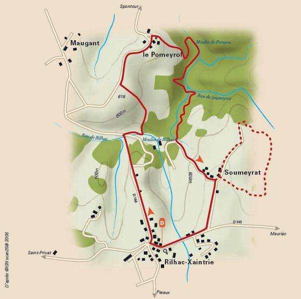 Randonnée : Entre Auvergne et Limousin