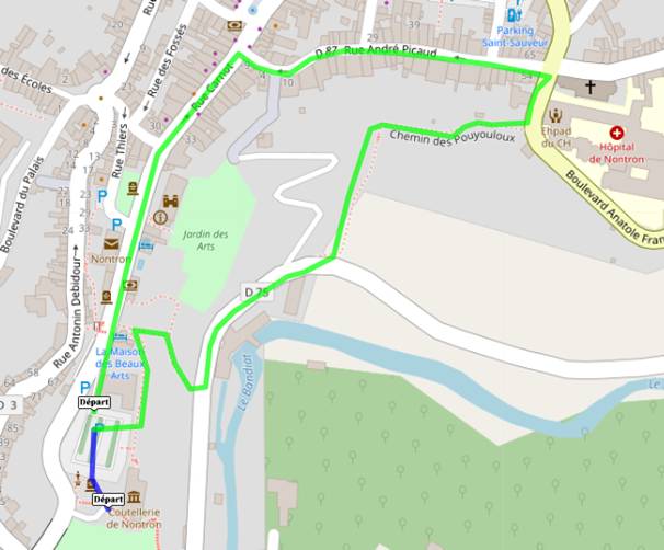 Randonnée : Point de vue sur la Vallée du Bandiat/ Nontron