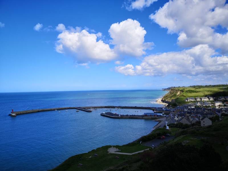 Randonnée : La Vélomaritime : Voie verte de Port-en-Bessin à Saint-Honorine-des-Pertes