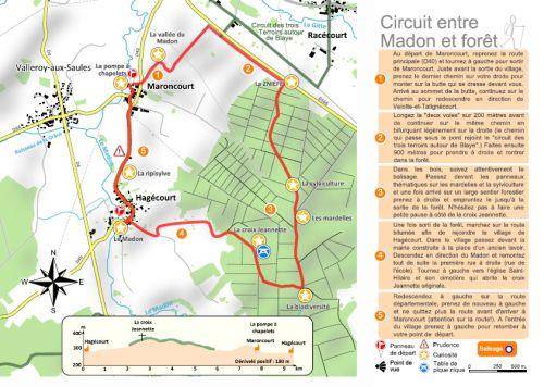 Randonnée : Circuit entre madon et forêt