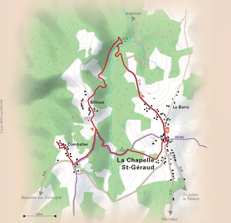 Randonnée : Vieilles pierres et Paysages