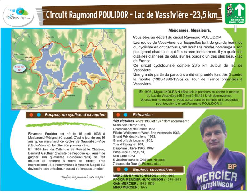 Randonnée : Circuit Raymond Poulidor