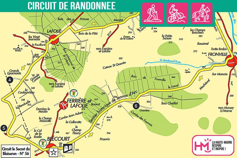 Randonnée : Sur les pas de Jean de Joinville - PR N°73