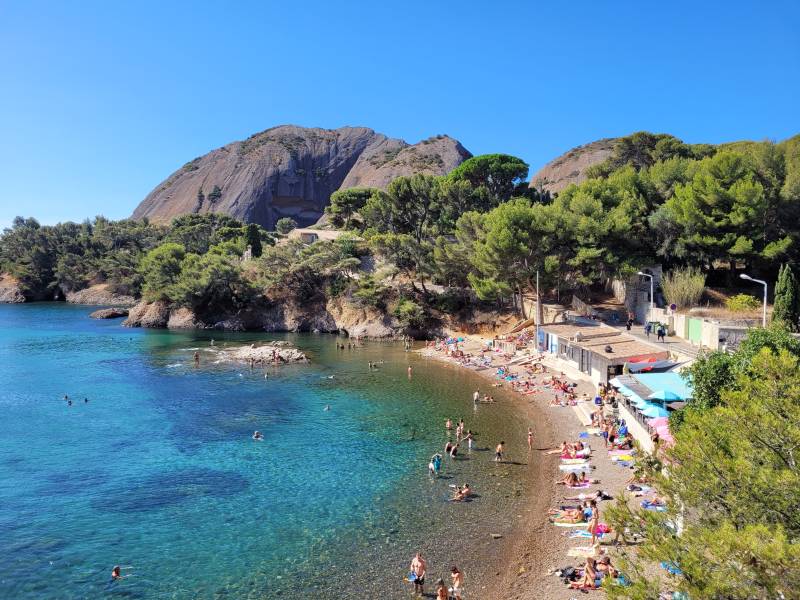 Illustration : Plage de la Calanque du Mugel