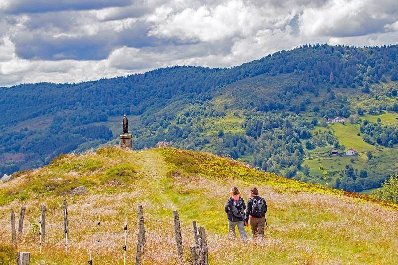 Randonnée : FERMÉE TEMPORAIREMENT - Randonnée - La Statue de Sainte-Barbe par les Roches du Sabbat