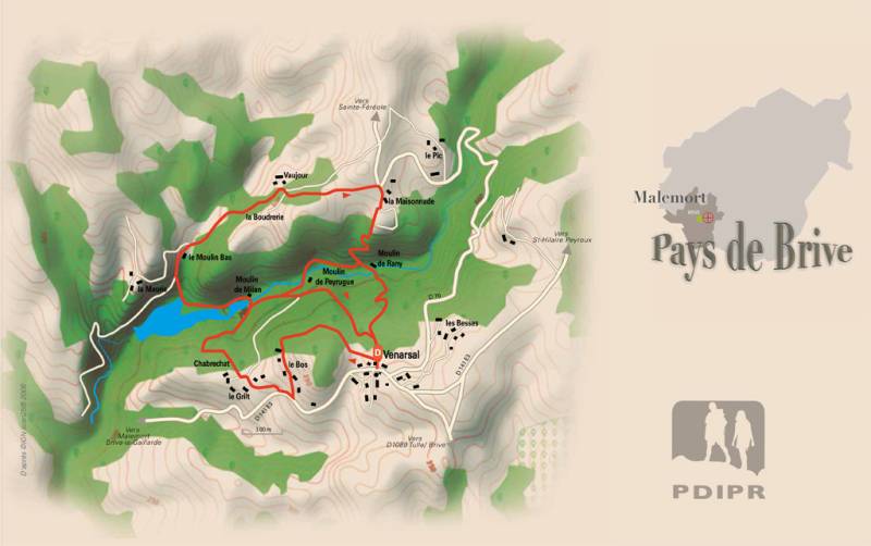 Randonnée : Les quatre moulins