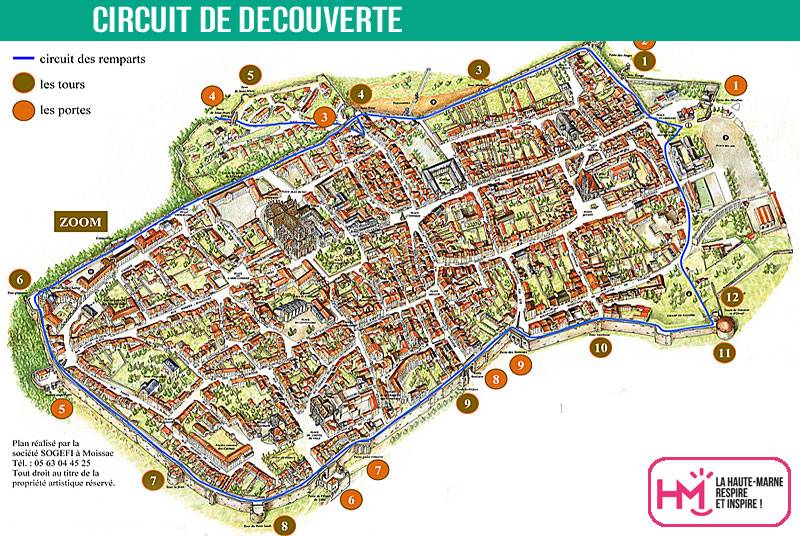 Illustration : Tour des remparts de Langres