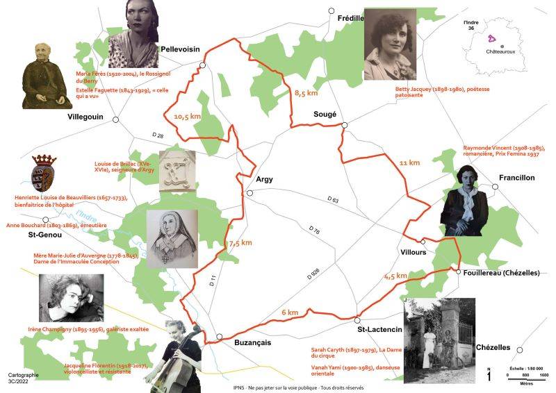 Randonnée : Le Parcours des Dames de l'Indre en Berry