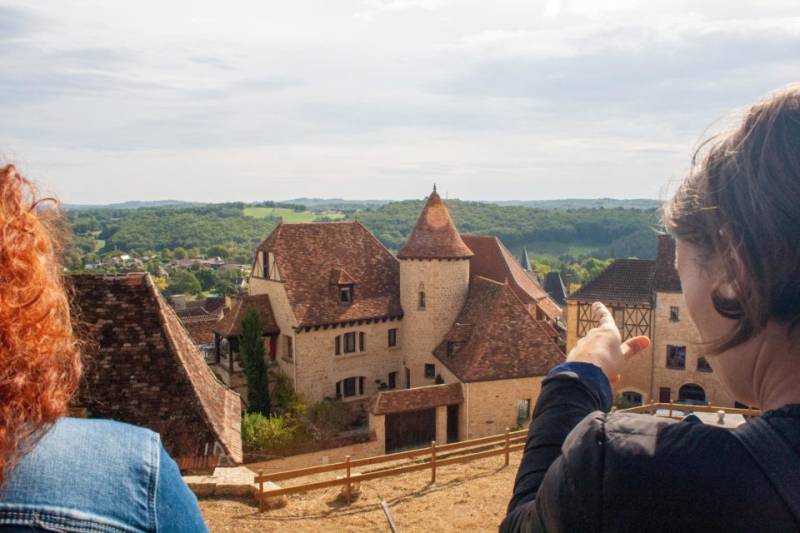 Randonnée : GR64 de Rocamadour à Saint Cirq Madelon, par Gourdon