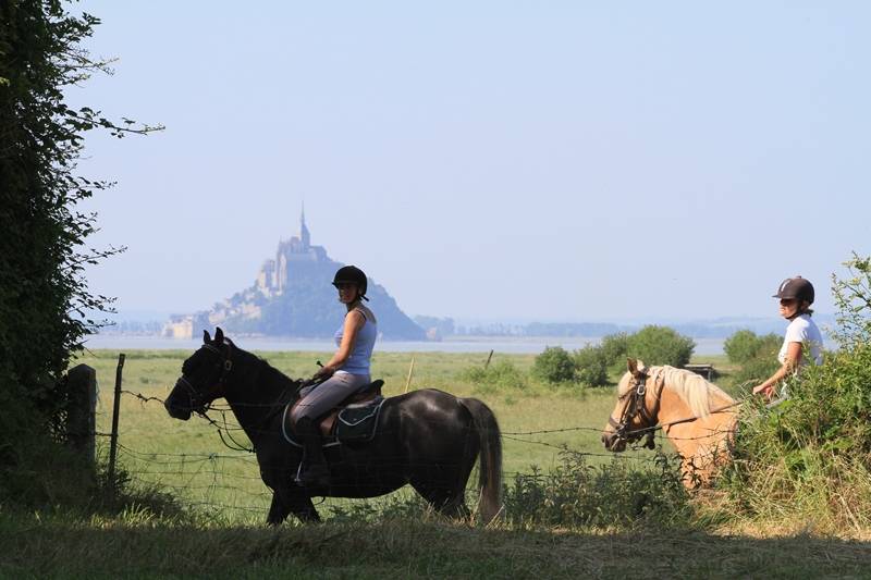 Randonnée : Patrimoine à cheval en Baie du Mont-Saint-Michel - Etape 3/3 : Le Val-Saint-Père - Le Mont-Saint-Michel