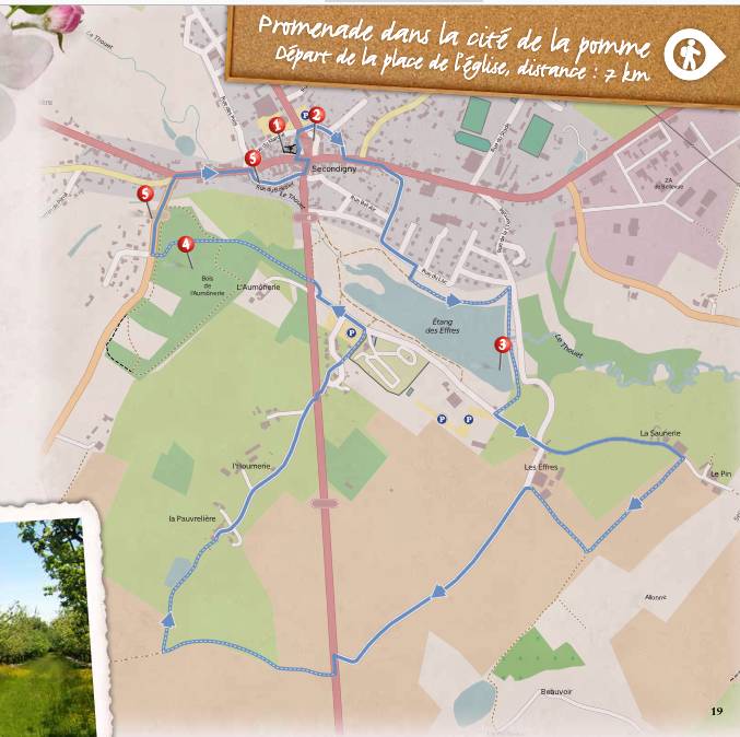 Randonnée : Promenade dans la cité de la pomme