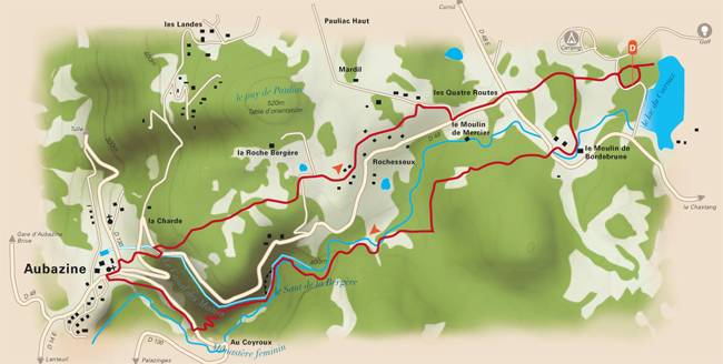 Randonnée : Le Coiroux : lac, torrent, canal