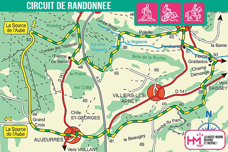 Randonnée : Les gorges de la Vingeanne - PR N°71