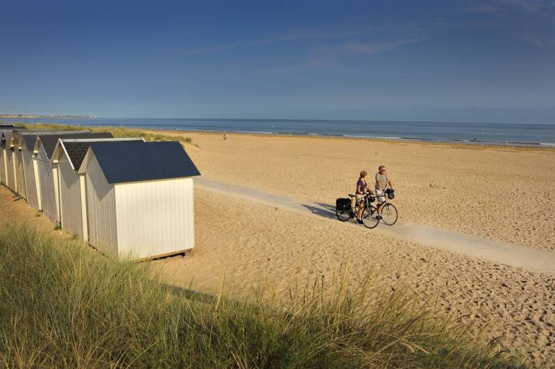 Randonnée : La Vélomaritime - La Vélo Francette : Voie verte de Ouistreham à Caen (Canal de l'Orne)
