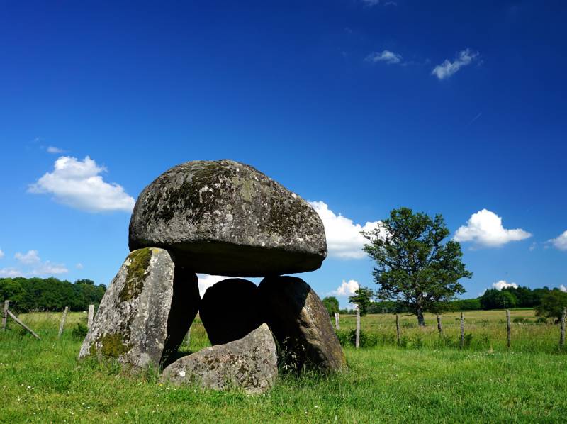 Illustration : Circuit pédestre n°16 Le dolmen de la Pierre Folle - rando bambin