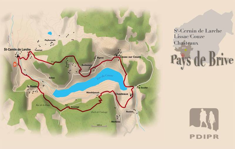 Illustration : Les trois villages du Causse