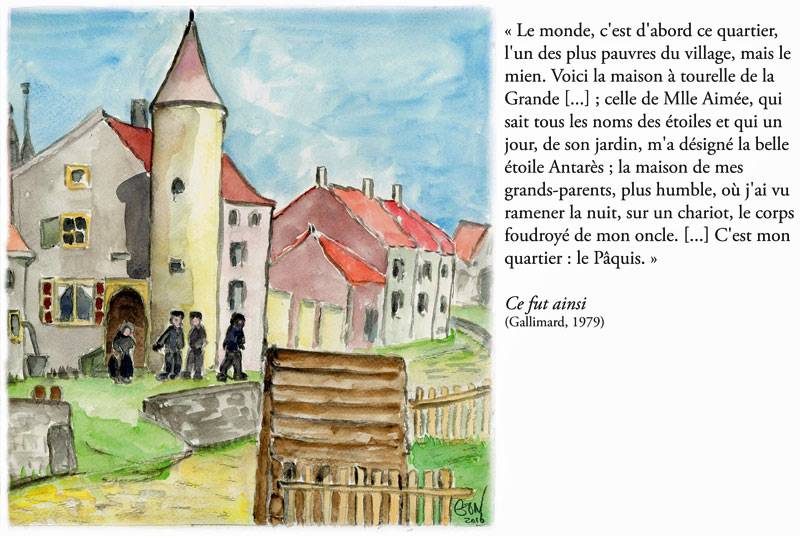 Illustration : Sur les pas de Marcel Arland à Varennes-sur-Amance