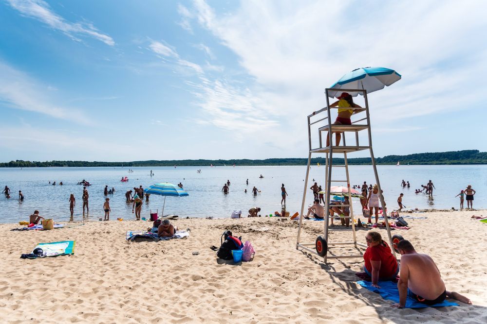 Lieu : Plage du Lac à Vielle
