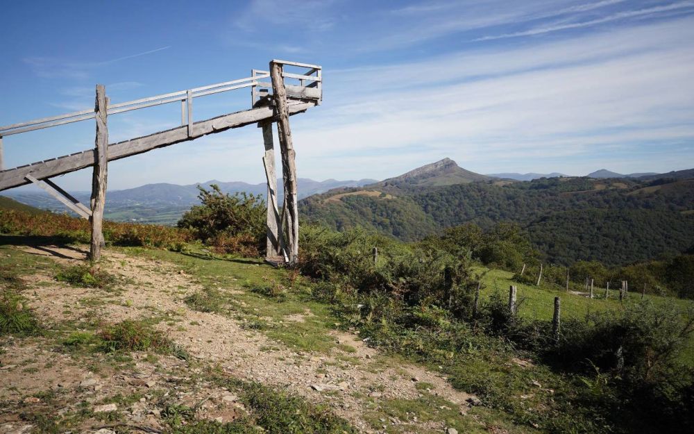 Lieu : Panorama au col de Lizarrieta