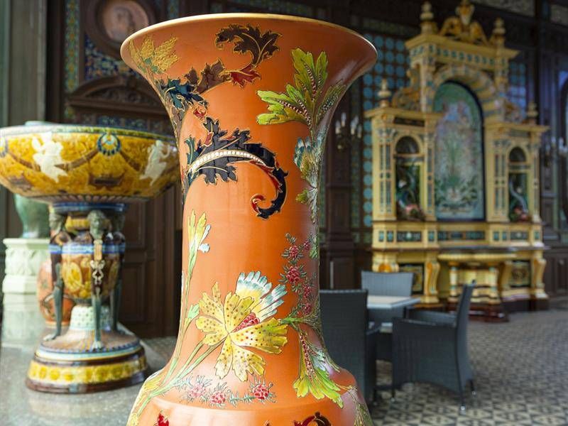 Lieu : Musée de la faïence - jardin d'hiver