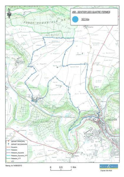 Randonnée : Sentier pédestre des 4 fermes