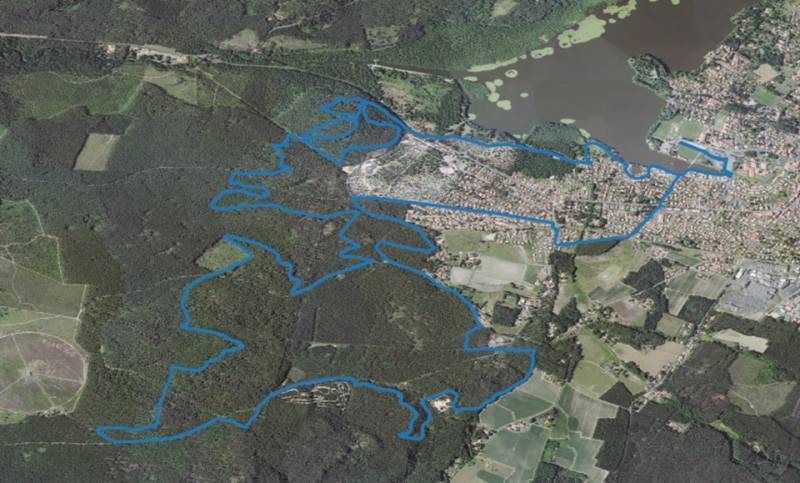 Randonnée : Parcours VTT bleu - Les Montagnottes