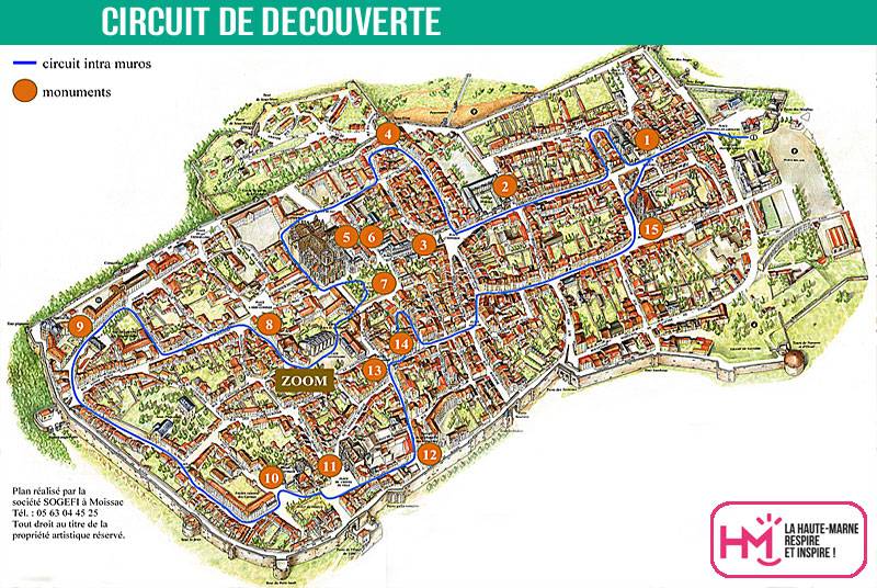 Randonnée : L'intra-muros de Langres