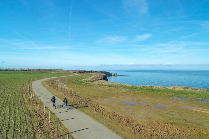 Randonnée : La Vélomaritime : de Grandcamp-Maisy à Omaha Beach