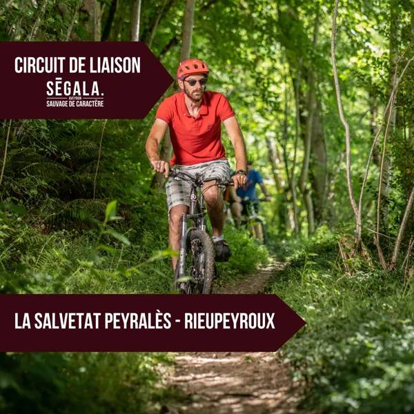 Randonnée : circuit de liaison VTT VAE - La Salvetat Peyralès / Rieupeyroux