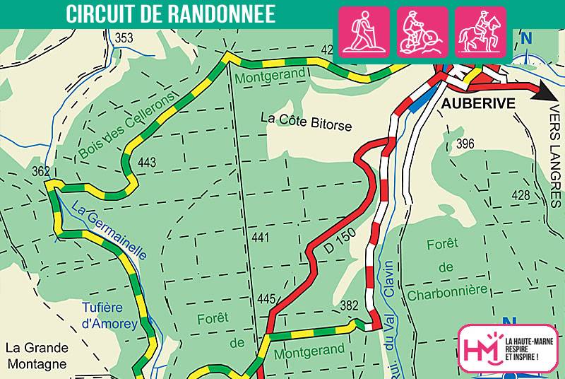 Randonnée : La tufière d'Amorey - PR N° 95
