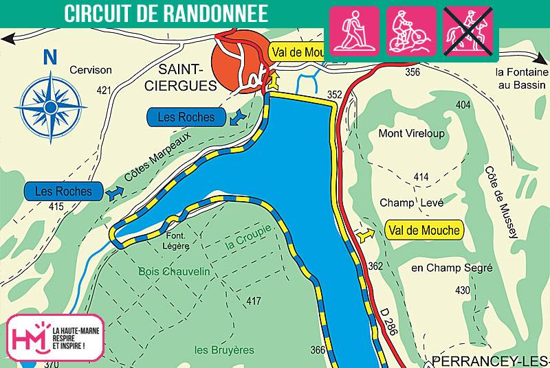 Randonnée : Tour du lac de la Mouche - PR N°139