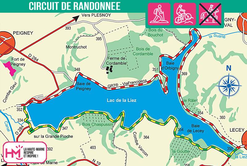 Randonnée : Tour du lac de la Liez - PR N°138
