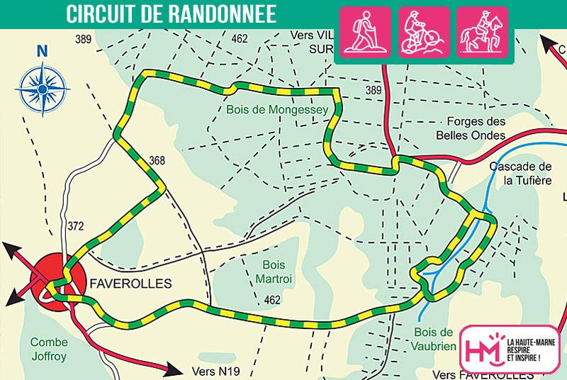 Randonnée : La tufière de Rolampont - PR N°61
