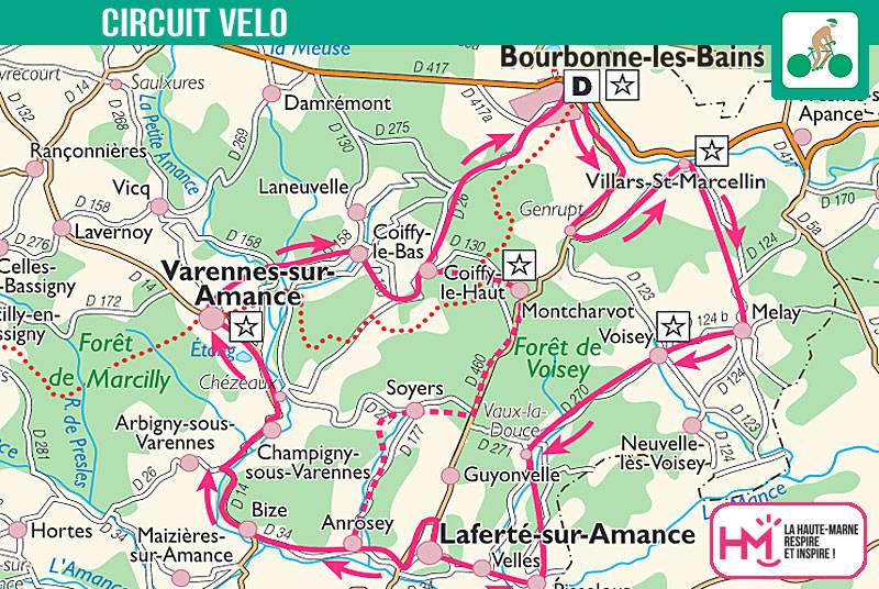 Randonnée : Thermalisme et vignoble à Bourbonne-les-Bains