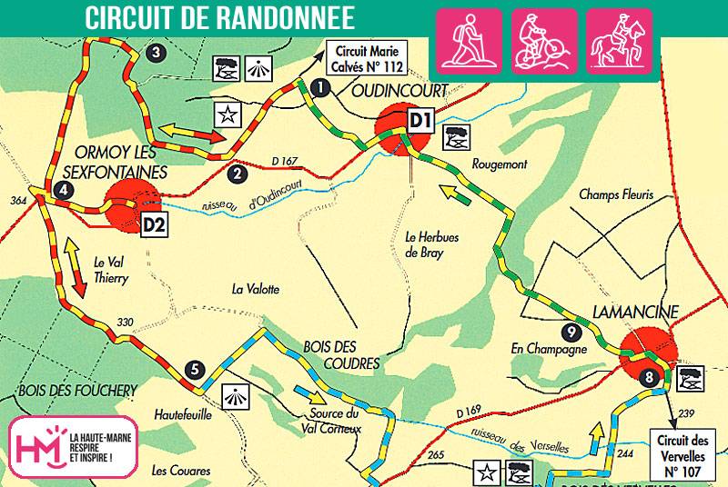 Randonnée : Les trois tilleuls - PR N°111