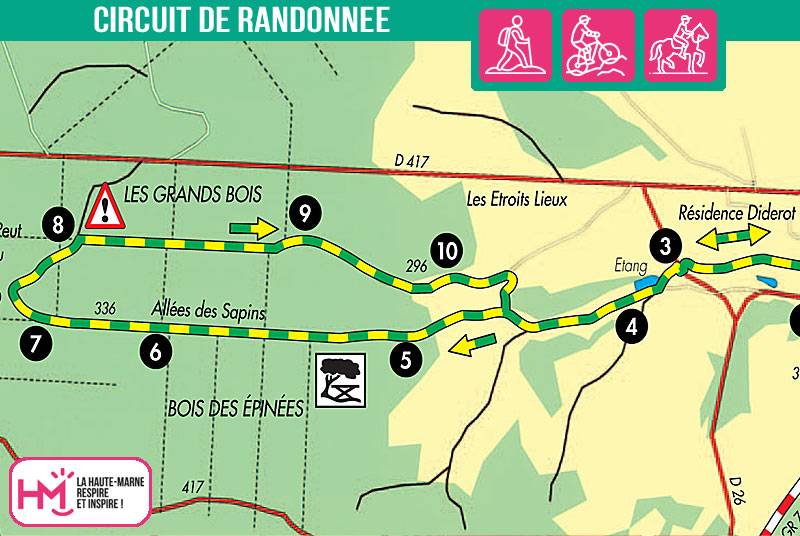 Randonnée : Les Épinées - PR N°102