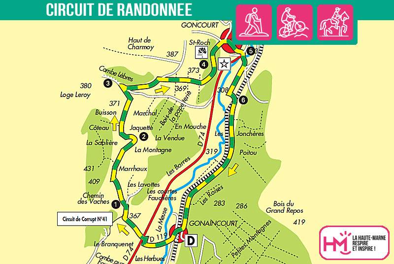 Randonnée : Saint-Roch - PR N°36