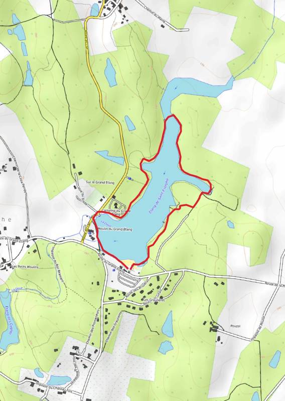 Randonnée : Saint-Estephe en Ecomobilité - Pêche et légendes autour du lac
