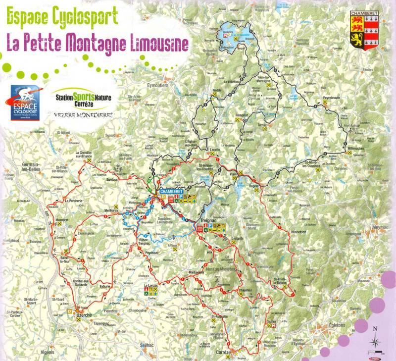 Randonnée : Parcours n°2, Espace Cyclosport La Petite Montagne Limousine